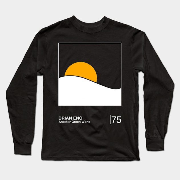 Another Green World / Original Minimalist Graphic Artwork Design Long Sleeve T-Shirt by saudade